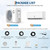 18.5 SEER2 Mini Split AC, 230V 9000 BTU Mini Split Heating and Coolings up to 450, Inverter Mini Split System w/Wifi,Remote Control, Low Nosie,Mini Split Air Conditioner for Home