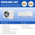 GarveeHome 18000 BTU Mini Split Air Conditioner Heat Pump System, 19 SEER2 230V Ductless AC Cool Up to 1250 Sq. Ft, Complete Installation Kit, White