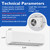 GarveeHome 12000 BTU Mini Split AC/Heating System, 19 SEER2 6-in-1 Inverter Split System Air Conditioners, Ductless Heat Pump Wall Mount AC Unit Cool Up to 750 Sq. Ft, Installation Kits, 230V