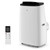 GarveeTech 14000 BTU Portable Air Conditioner - 4 in-1 Cooling, Dehumidifier, Fan & Sleep Mode, Quiet AC Unit for Rooms up to 750 Sq.Ft, 24H Timer, Remote & Window Kit Included, Grey