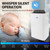 Whynter Portable Air Conditioner 12,000 BTU with Dehumidifier, Cooling Fan & Smart Wi-Fi for 450 Sq Ft Rooms, Includes AC Unit Window Kit, ARC-0850XP (8,000 BTU SACC), White