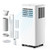 EUHOMY 10,000 BTU Portable Air Conditioners, 4 in 1 Portable AC with Cool, Dry, Fan, Sleep Modes, Room Air Conditioners with 50 dB & 24H Timer, with Remote, for Bedroom, Apartment up to 450 Sq.Ft