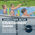 Round Metal Frame Outdoor Swimming Pool Set with Filter Pump, Ladder, and Cover, 14' x 48"