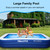 120" X 72" X 22" Oversized Thickened Family Swimming Pool for Toddlers, Outdoor, Garden, Backyard