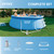 Intex Easy Set 15 ft x 48in Above Ground Pool Set, Round Inflatable Swimming Pool with 1000 GPH Cartridge Filter Pump