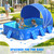 2026 Foldable Toddler Pool with Shade,Kiddie Pool for Backyard,Pop Up Baby Beach Pool 53''×40×33''