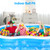 102” x 63” x27” Full-Sized Large Inflatable Pool with Seats Handles, Extra Large Blow Up Durable Thickened Pools for Outdoor