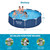 Bestway Steel Pro 10 Foot x 30 Inch Round Framed Above Ground Outdoor Backyard Swimming Pool Set with 330 GPH Filter Pump, Blue