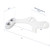 Bidet Attachment for Toilet Seat, Adjustable Water Pressure, Rear & Feminine Wash (White)