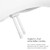 Toilet Seat Non-Electric Swash Ecoseat, Fits Elongated Toilets, White - Dual Nozzle