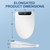 Bidet Toilet Seat, Elongated, Warm Water with Air Dryer, Heated Seat and Slow Close Lid