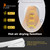 Heated Bidet Toilet Seat with Self-Cleaning Nozzle for Rear and Front