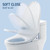 Toilet Seat with Adjustable Warm Water Wash, Wireless Remote, Stainless Steel Nozzle