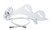 Toilet Seat - Dual Nozzles, Self-Cleaning, Non-Electric Water Sprayer, Save Money