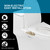 Warm Water, Ultra-Slim Bidet Hot and Cold,Non-Electric Bidet Attachment
