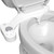 Refresh-it Dual Stream Fresh Water Bidet Toilet Seat Attachment Non Electric