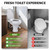 Bidet for Camper Toilet, Non-Electric Toilet Sprayer Attachment with Dual Nozzles