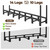 Amagabeli 8ft Firewood Log Rack Outdoor Heavy Duty Logs Holder for Fireplace Indoor Outdoor Adjustable Wood Racks