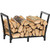 Minicloss 34 Inch Firewood Rack Outdoor Indoor, 2.7ft Wood Storage Rack Stand