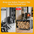 facka 40 Inch Heavy Duty Firewood Rack Outdoor with Cover, Waterproof Log Storage for Fireplace