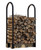 Fire Beauty Firewood Log Rack Adjustable Bracket Kit, Fireplace Wood Storage Holder