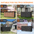 8FT Firewood Rack Outdoor with Cover, Heavy Duty Wood Storage Racks