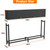 Heavy-Duty 8 ft Firewood Rack with Waterproof Cover & Firewood Carry Bag, Outdoor Indoor Wood Log Holder for Fireplace
