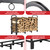 4FT Firewood Rack Outdoor with Cover, Heavy Duty Adjustable Firewood log Storage & Holder