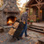 800 lbs Heavy-Duty Rolling Firewood Cart with Wheels, Vertical Log Storage Rack for Outdoor Fire Pit