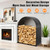 Heavy Duty Firewood Rack with Top Cover, Outdoor Indoor Use, 700 LBS Capacity