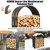 Heavy Duty Firewood Rack with Top Cover, Outdoor Indoor Use, 700 LBS Capacity
