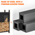 Ultrawall 8ft Heavy Duty Firewood Rack with Waterproof Cover