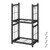 Firewood Rack Indoor, Portable 2 Tier Firewood Rack, Sturdy and Easy to Assemble Construction
