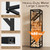 Firewood Rack Indoor 47 Inch Tall, 4-Tier Heavy-Duty Firewood Holder for Fireplace with Minimalist Style