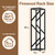Firewood Rack Indoor 47 Inch Tall, 4-Tier Heavy-Duty Firewood Holder for Fireplace with Minimalist Style