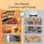 Food Dehydrator for Jerky, 176°F Temperature Control, 5 Stainless Steel Trays with 5.1 ft² Drying Space