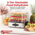 Magic Mill Food Dehydrator Machine | 5 Stackable Stainless Steel Trays