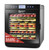 Magic Mill Premium Food Dehydrator Machine (15 Extra-Large Stainless Steel Trays) 800W Dryer for Beef Jerky