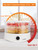 Commercial Chef Food Dehydrator, Five 9.25” BPA-Free Plastic Trays, Dehydrates and Dries Meat