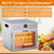 Dehydrators for Jerky, 8 Stainless Steel Trays, 600W Fruit Dehydrator