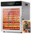 HOPERAN Food Dehydrator Machine with 12 Stainless Steel Trays – Digital Timer & Adjustable