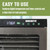 LEM Products BigBite 16-Tray Stainless Steel Dehydrator, Food Dehydrator for Beef Jerky, Meat, Vegetables