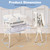 Bathtub with Foldable Changing Table, Standing Infant Bath Tub for Newborn Toddler