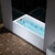 Whirlpool Heated Jetted Tub in White with Left Drain, Matte Black Finish, BS428-L-MB02