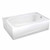 Americast 60 x 32-Inch Integral Apron Bathtub With Right-Hand Outlet, White