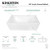 Acrylic Bathtub with Right Hand Drain and Overflow Holes, White