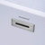 Acrylic Freestanding Bathtub Contemporary Soaking White Tub with Chrome Overflow