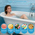 Bath Mat Tub Spa Massager - Spa Mat for Smooth Bathtub, Non-Slip Suction Cups, Upgraded Noise