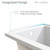 48" x 32" Left-Hand Drain Alcove Bathtub