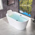 MB-Drain &O+ Pillow Bathtub, Black